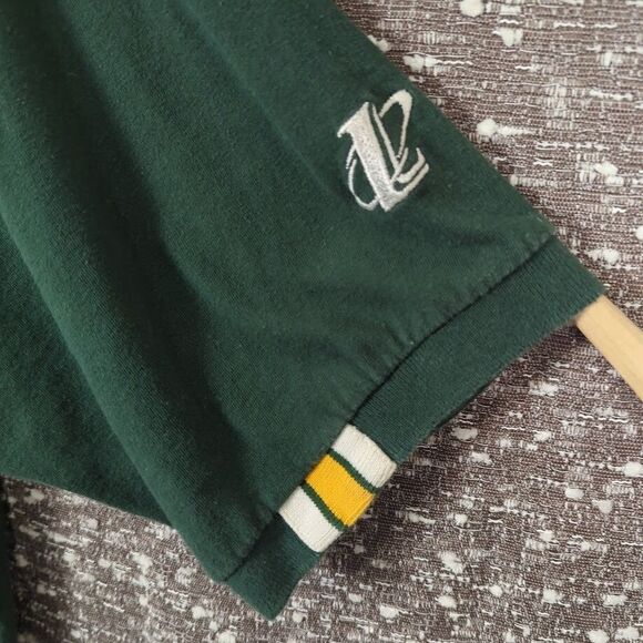 Vintage Green Bay Packers NFL Pro Line Short Sleeve‎ Green Polo Shirt Men's XL - Picture 2 of 10